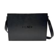 Fendi Vintage Pre-owned Laeder fendi-vskor Black, Herr