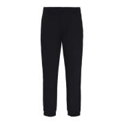 Armani Exchange Satinjoggers med Kontrastband Black, Herr