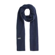 Dondup Blå Cashmere Halsduk med Logotyp Blue, Herr