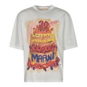 Marni Stiliga T-shirts och Polos Multicolor, Herr