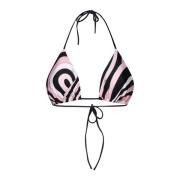 Emilio Pucci Iris Print Triangel Bikini Set Multicolor, Dam