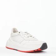 Bottega Veneta Vintage Pre-owned Laeder sneakers White, Dam