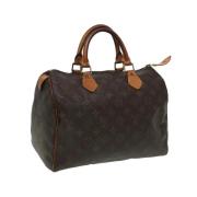 Louis Vuitton Vintage Pre-owned Canvas handvskor Brown, Dam