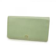 Chanel Vintage Pre-owned Laeder plnbcker Green, Dam