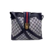 Gucci Vintage Pre-owned Canvas gucci-vskor Blue, Dam