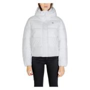 Calvin Klein Jeans Mono Logo Damjacka Höst/Vinter White, Dam