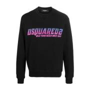 Dsquared2 Surf Stil Sweatshirt Black, Herr