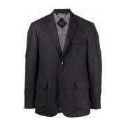 Billionaire Svart Textil Blazer Black, Herr