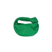 Bottega Veneta Vintage Pre-owned Laeder handvskor Green, Dam