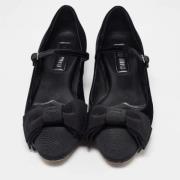 Miu Miu Pre-owned Pre-owned Tyg lgskor Black, Dam