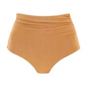 Max Mara Metallic Fiber Bikini Briefs Orange, Dam