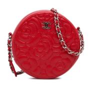 Chanel Vintage Pre-owned Laeder crossbodyvskor Red, Dam