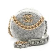 Chanel Vintage Pre-owned Tyg chanel-vskor White, Dam