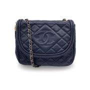 Chanel Vintage Pre-owned Laeder chanel-vskor Blue, Dam