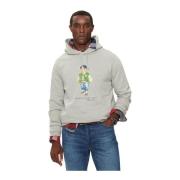 Polo Ralph Lauren Hoodie Polo Bear Gray, Herr