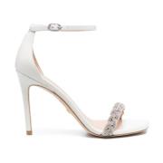 Stuart Weitzman Vita högklackade sandaler White, Dam