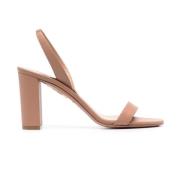 Aquazzura Rosa Elegant Högklackad Block Sandal Pink, Dam