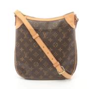 Louis Vuitton Vintage Pre-owned Canvas axelremsvskor Brown, Dam