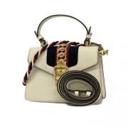 Gucci Vintage Pre-owned Laeder handvskor White, Dam