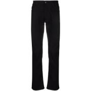 Marcelo Burlon Svarta Skinny Denim Jeans Black, Herr