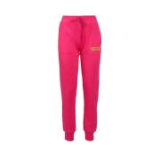 Versace Jeans Couture Joggers med Logotryck Pink, Dam