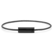 Le Gramme Kabelarmband Black, Unisex