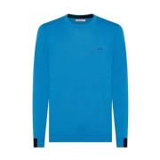 Sun68 Turkos Sweatshirt för Män Blue, Herr