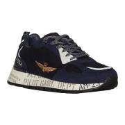 Aeronautica Militare Casual Sneaker Skor Blue, Herr