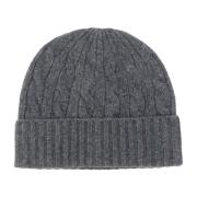 Polo Ralph Lauren Ullblandning Flätad Beanie Mössa Gray, Herr