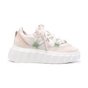 AGL Multifärgade Wedges Trainers Skor White, Dam