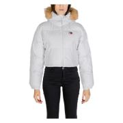 Tommy Jeans Faux Alaska Jackor och Kappor Kollektion White, Dam