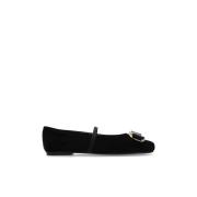 Salvatore Ferragamo Ballerinor Zina Black, Dam