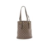 Louis Vuitton Vintage Pre-owned Canvas louis-vuitton-vskor Brown, Dam