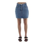 Moschino Denim Skirts Blue, Dam