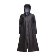 Stutterheim Mosebacke Long Lightweight Zip Black Black, Dam