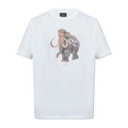 PS By Paul Smith T-shirt med tryck White, Herr