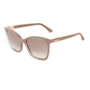 Jimmy Choo Beige Acetat Solglasögon för Kvinnor Beige, Dam