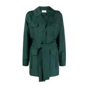 P.a.r.o.s.h. Elegant Grön Blazer Jacka Green, Dam