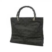 Gucci Vintage Pre-owned Nylon gucci-vskor Black, Dam