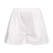 Marni Randigt mönster shorts Beige, Dam