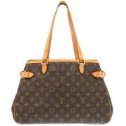 Louis Vuitton Vintage Pre-owned Tyg louis-vuitton-vskor Brown, Dam