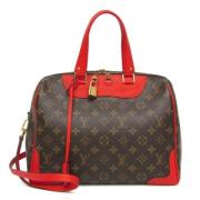 Louis Vuitton Vintage Pre-owned Tyg louis-vuitton-vskor Brown, Dam