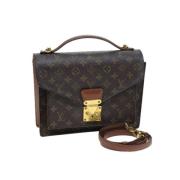 Louis Vuitton Vintage Pre-owned Canvas handvskor Brown, Dam