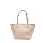 By FAR Casual Taupe Läder Toteväska Beige, Dam