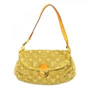 Louis Vuitton Vintage Pre-owned Tyg louis-vuitton-vskor Yellow, Dam