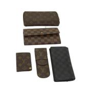 Louis Vuitton Vintage Pre-owned Belagd canvas plnbcker Brown, Dam