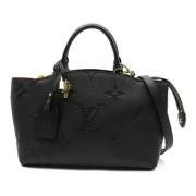 Louis Vuitton Vintage Pre-owned Canvas axelremsvskor Black, Dam