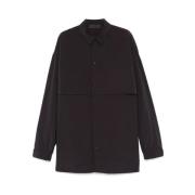 Fear Of God Svart Jersey Knappskjorta Black, Herr