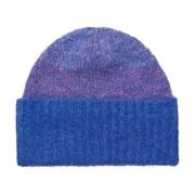 Lollys Laundry Blå Beanie Tillbehör Forrestll Modell Blue, Dam