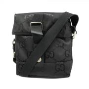 Gucci Vintage Pre-owned Nylon axelremsvskor Black, Dam